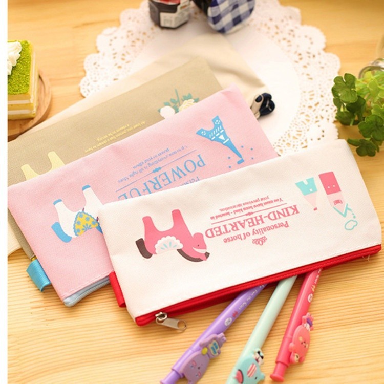 กระเป๋าดินสอปากกา Pony Motif น่ารักนําเข้า CS 902