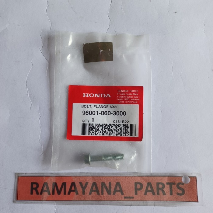โบลต์หน้าแปลน 630 CBR 150R CS1 Supra X 125 FI Sonic 960010603000