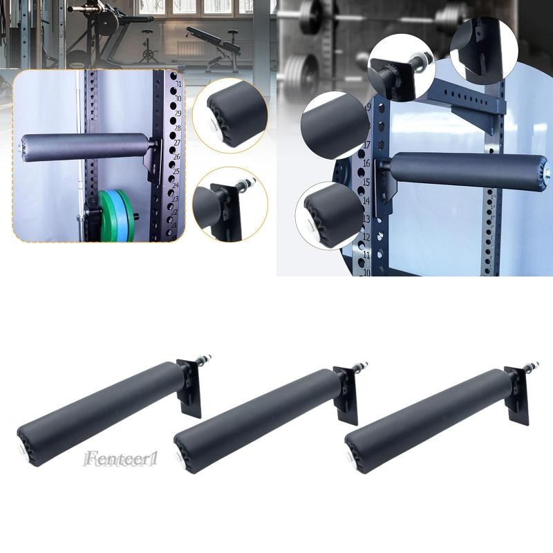 [Fenteer1] Single Leg Squat Roller Squat Rack Attachment for Split Squat Hamstring Curl