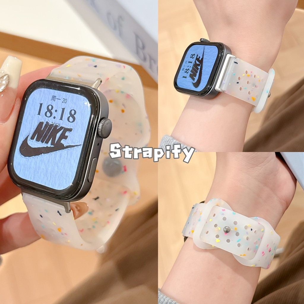 Huawei watch fit 4 Multicolored Sports สายรัดซิลิโคนสําหรับ huawei fit3 Breathable Skin friendly เปลี่ยนสร้อยข้อมือสําหรับอุปกรณ์เสริม fit4pro