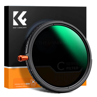 K&F Concept 3 in 1 ปรับ ND2-32&CPL&Black Mist Diffusion 1/4 เลนส์กรองขนาด:37/40.5/43/46/49/52/55/58/62/67/77/82 มม.