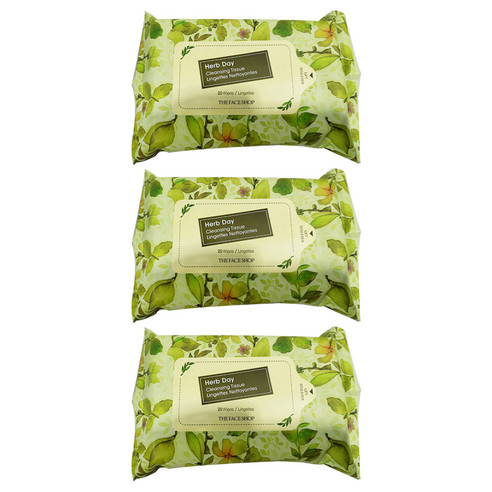 [THE FACE SHOP]Herb Day Cleansing Tissue