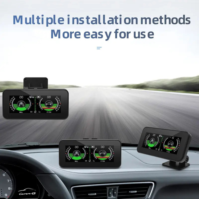 กล้องวัดความชัน AD M50 HUD สำหรับรถออฟโรด GPS เครื่องวัดความเอียงอัจฉริยะ จอแสดงผลดิจิตอล มุมเอียง ม