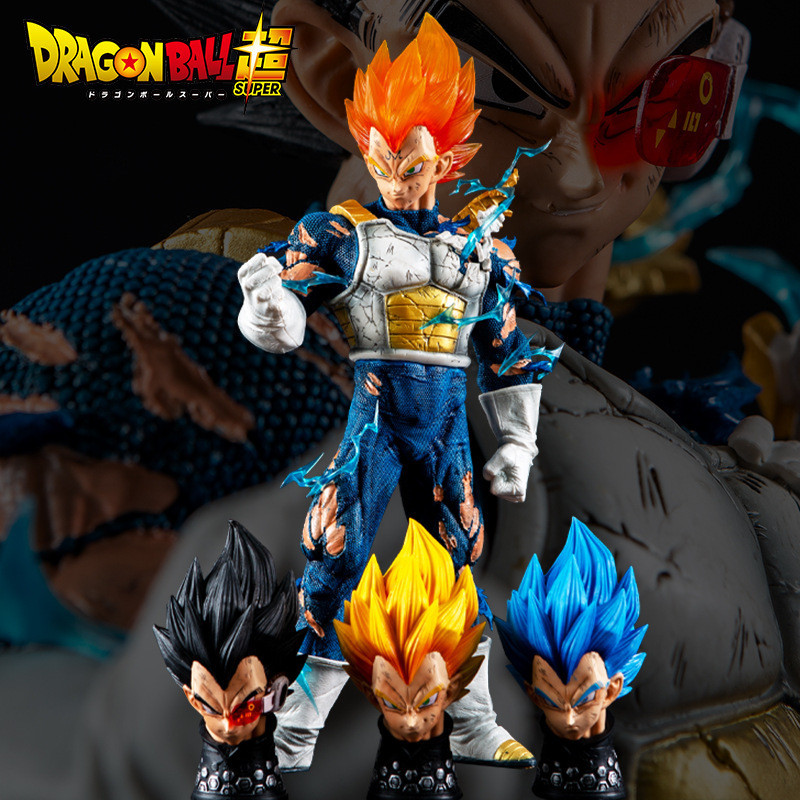 [ในสต็อก] [45ซม.] ฟิกเกอร์ขนาดใหญ่ Dragon Ball GK LX Super Saiyan Vegeta รูปปั้นมังกรสี่หัวสำหรับแสดง ราคา ถูกที่สุด ดีลบีเคเค แกลเลอรีภาพที่ 2