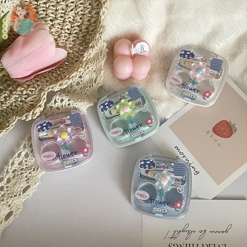 [VURK] กล่องใส่คอนแทคเลนส์พกพาสะดวกและสะดวกสําหรับเดินทาง vn