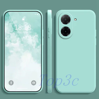 เคส Redmi A5/A3/A2/A1 Plus/14C/13C/12C/12/10C/10A/1010/9C เคสซิลิโคนสีธรรมดาเรียบง่าย YT