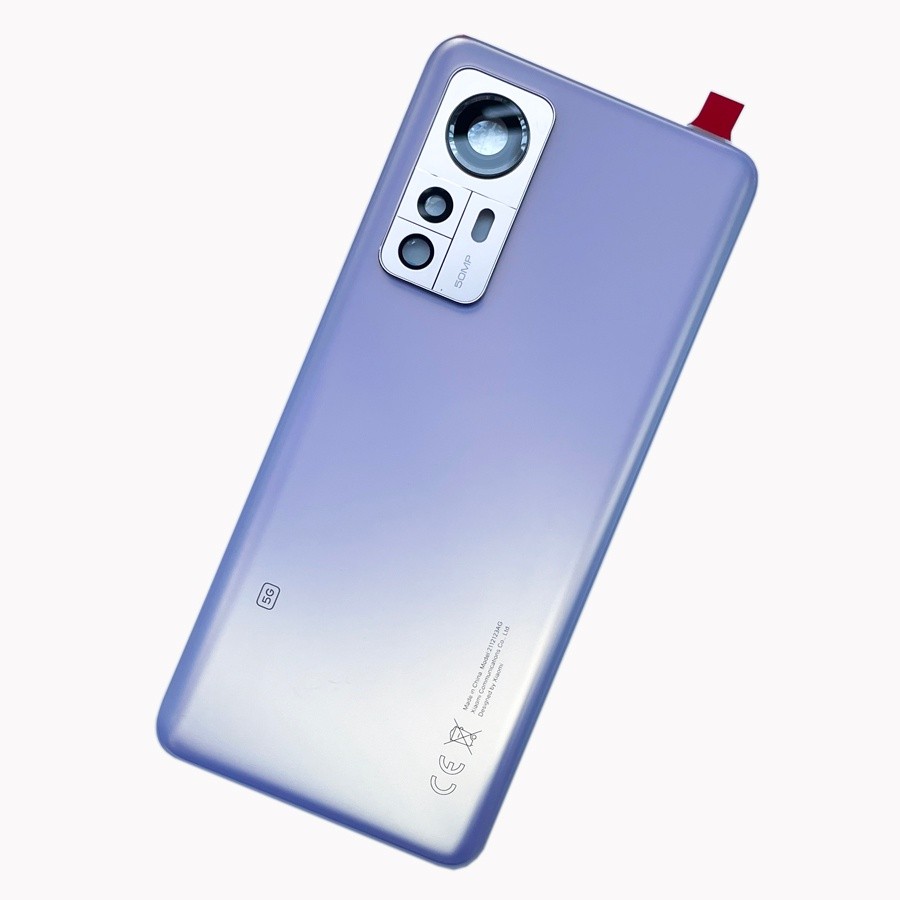 ฝาครอบกระจกด้านหลังสําหรับ Xiaomi 12 5G ประตูหลังเปลี่ยนแบตเตอรี่ฝาครอบด้านหลัง Mi Mi12 สิบสองพร้อมเลนส์กล้อง