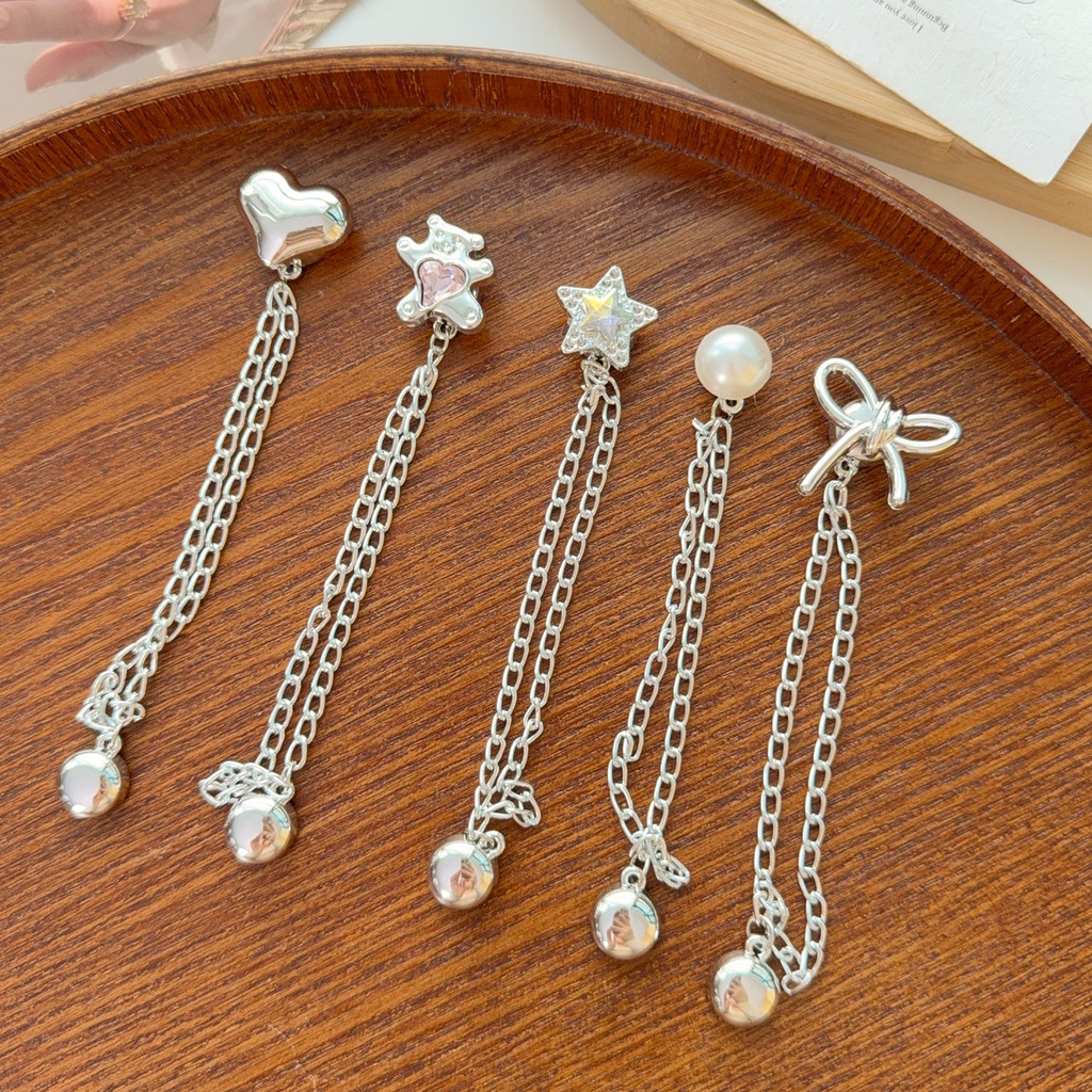 มัลติฟังก์ชั่น่ารักหมีเสื้อผ้าคลิป-แม่เหล็กเฮ็ม หมุด หัวเข็มขัดโบว์คลิปด้วยโซ่กางเกงอุปกรณ์เสริม - รูปที่ 7