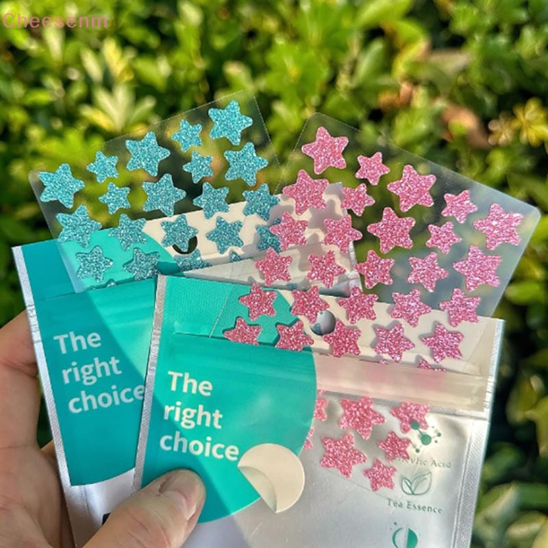 Cheesenm 40 ชิ้น Acne Patch แผ่นแปะสิวแบบพกพาเพื่อปกปิดรอยสิวและซ่อมแซมรอยแผลเป็นจากสิว TH