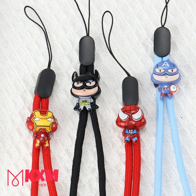 GS16A01 INS Style Black Brown Mobile Phone Strap Anti-lost Lanyard Chain Hanging Cord Universal Adjustable Phone Lanyard