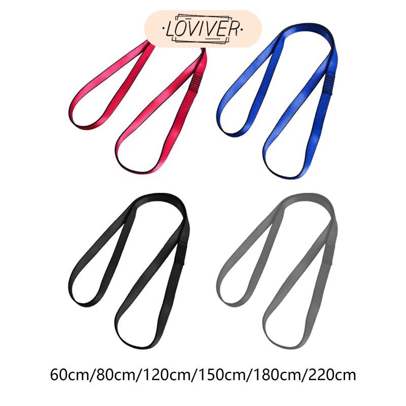 ปีนเขาสลิง Runner Webbing Strap Professional Rock Climbing อุปกรณ์เชือกไนลอนสําหรับ Exploring Arborist Work Rappelling