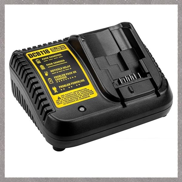 [MLO] DCB118 เครื่องชาร์จแบตเตอรี่สําหรับแบตเตอรี่ 12V 14.4V 18V 20V DCB201 DCB121 US Plug
