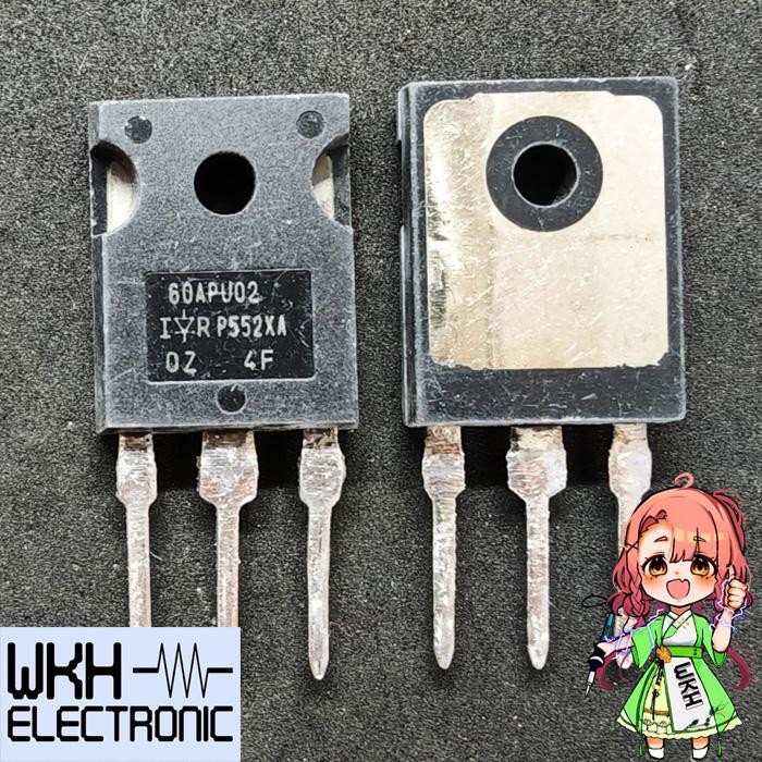 เครื่องมือชิ้นส่วน 60APU02 ไดโอดการกู้คืนแบบนุ่ม Ultrafast VS-60APU02-N3