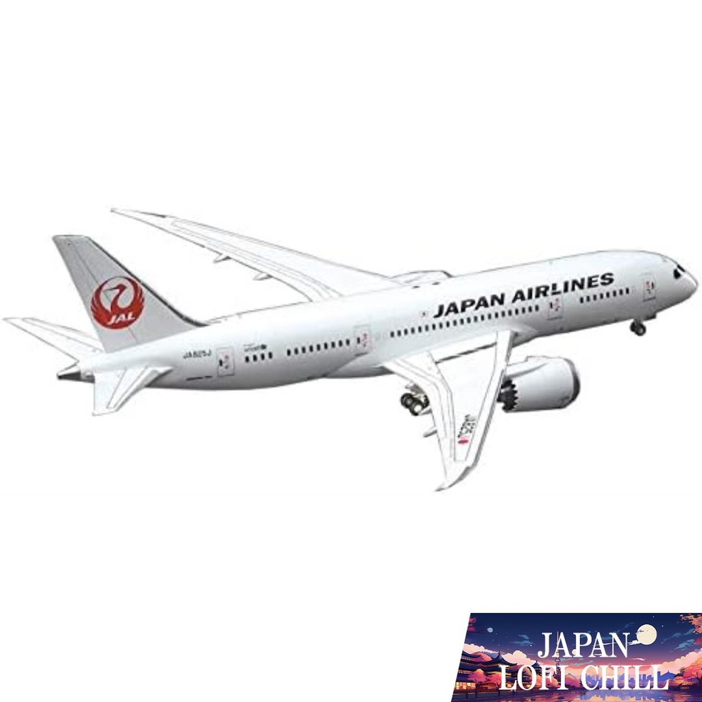Hasegawa 1/200 JAL B787-8 Model Kit โมเดลเครื่องบิน B787-8 รุ่นใหม่ล่าสุด ขนาด 1/200 พร้อมฐานตั้งโชว
