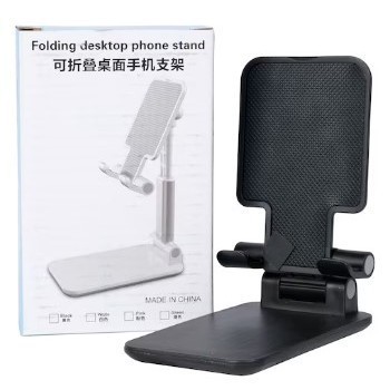 LIFTABLE HANDPHONE STAND FOLDABLE PHONE HOLDER STAND HP DESKTOP FOLDING TABLE [LG]