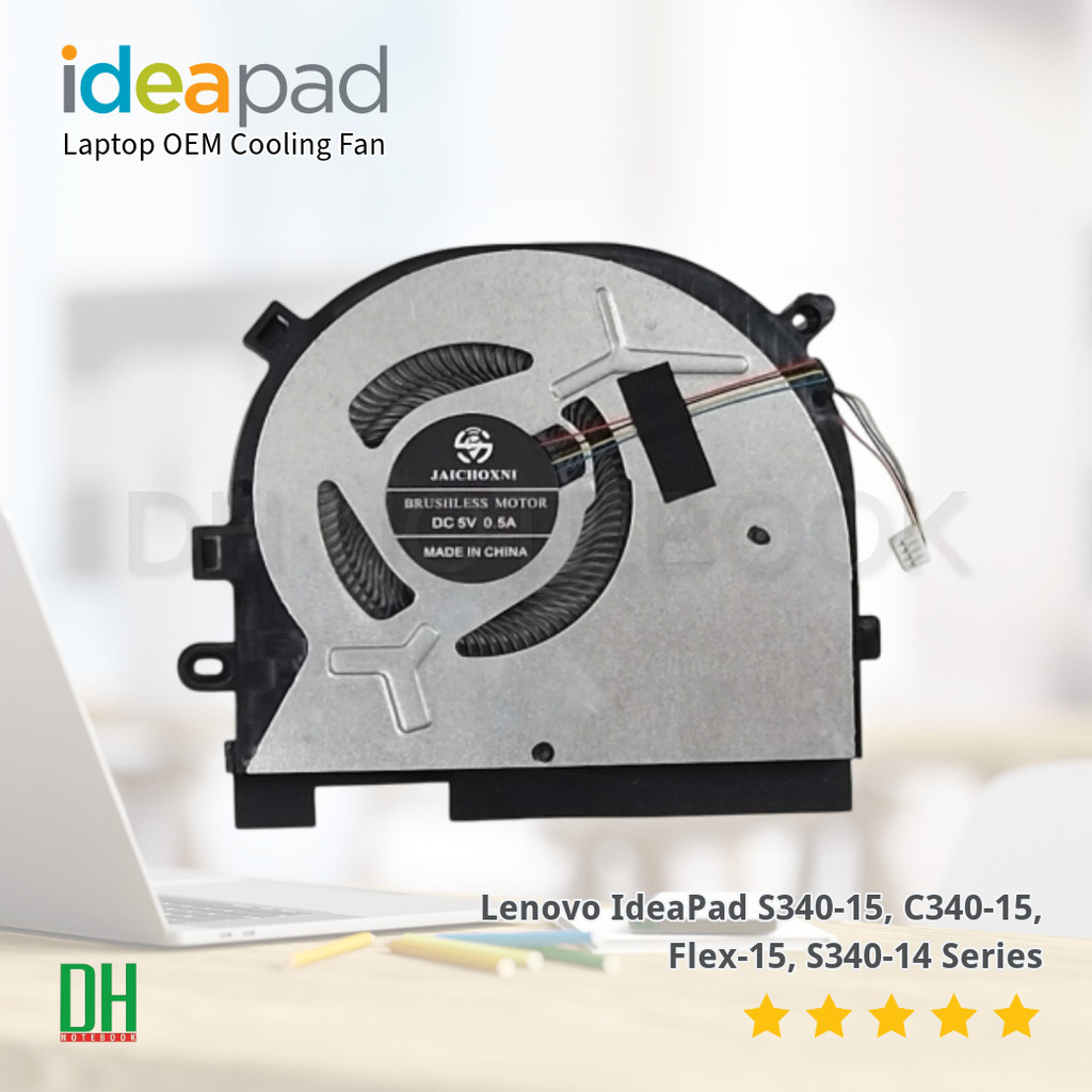 พัดลมระบายความร้อน Lenovo IdeaPad S340-15, C340-15, Flex-15, S340-14 Series - อะไหล่ OEM คุณภาพสูง