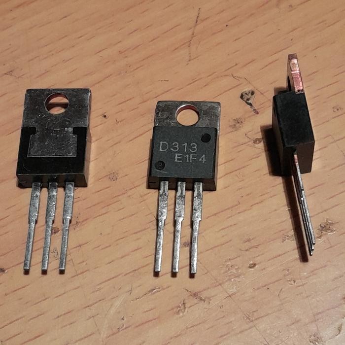 ทรานซิสเตอร์ส่วน 2SD313 2SD 313 D313 D 313 อุปกรณ์ไฟฟ้า SANYO หมายเลข