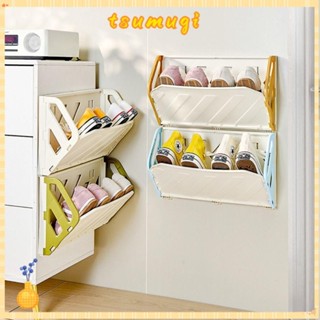 ต้อง ชั้นวางรองเท้าแตะติดผนัง,หมัดฟรีชั้นวางรองเท้าพับได้,ที…