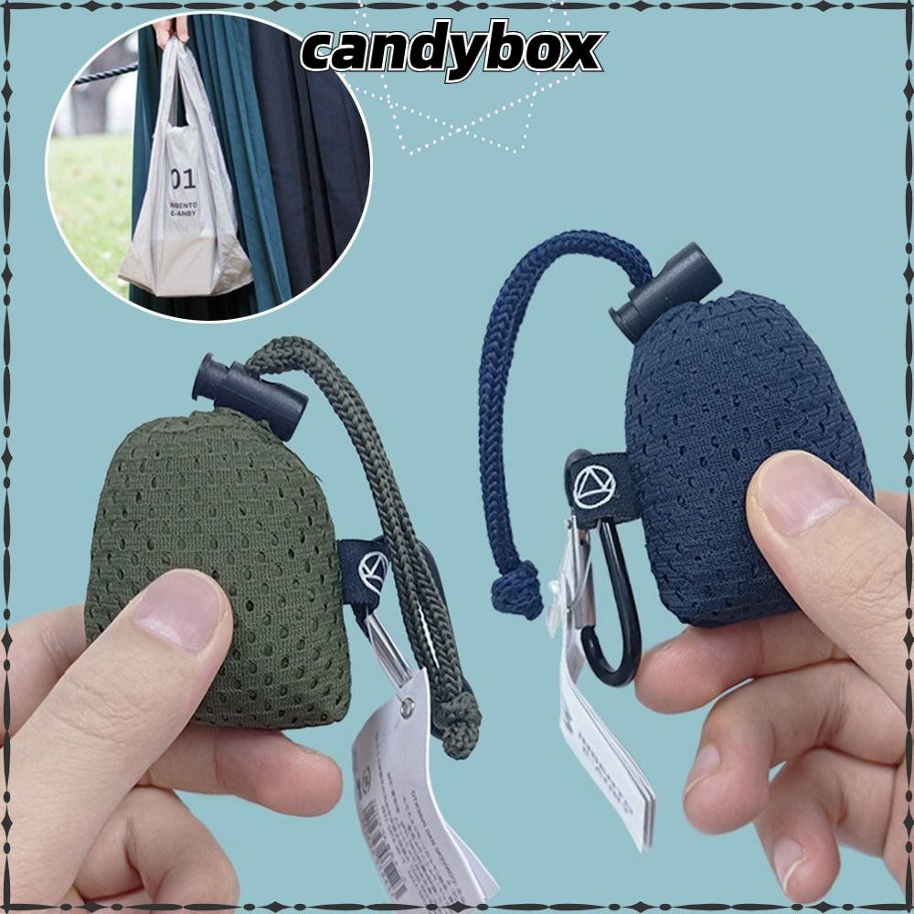 CANDYBOX กระเป๋าช้อปปิ้งแบบพับได้, กระเป๋า Eco Tote น้ําหนักเบาเป็นพิเศษแบบใช้ซ้ําได้, กระเป๋าช้อปปิ้งกันน้ําไนลอนแบบมือถือ
