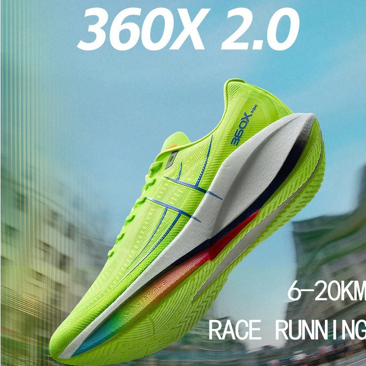 XTEP 360X 2.0 รองเท้าผ้าใบผู้หญิงรองเท้าวิ่งแผ่นคาร์บอนไนล่อนไฟเบอร์กลาสคณะกรรมการความเสถียรทนต่อการ