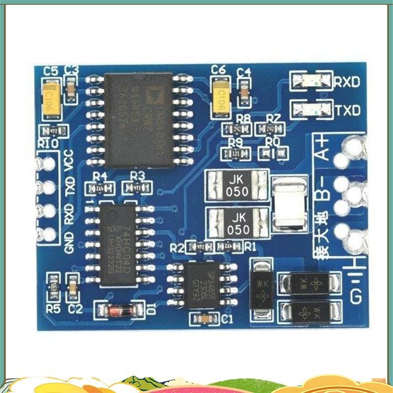 3.3V 5V TTL UART ถึง RS485 โมดูลแปลงอินเทอร์เฟซแยก Single-Chip Serial Port UART อุตสาหกรรม