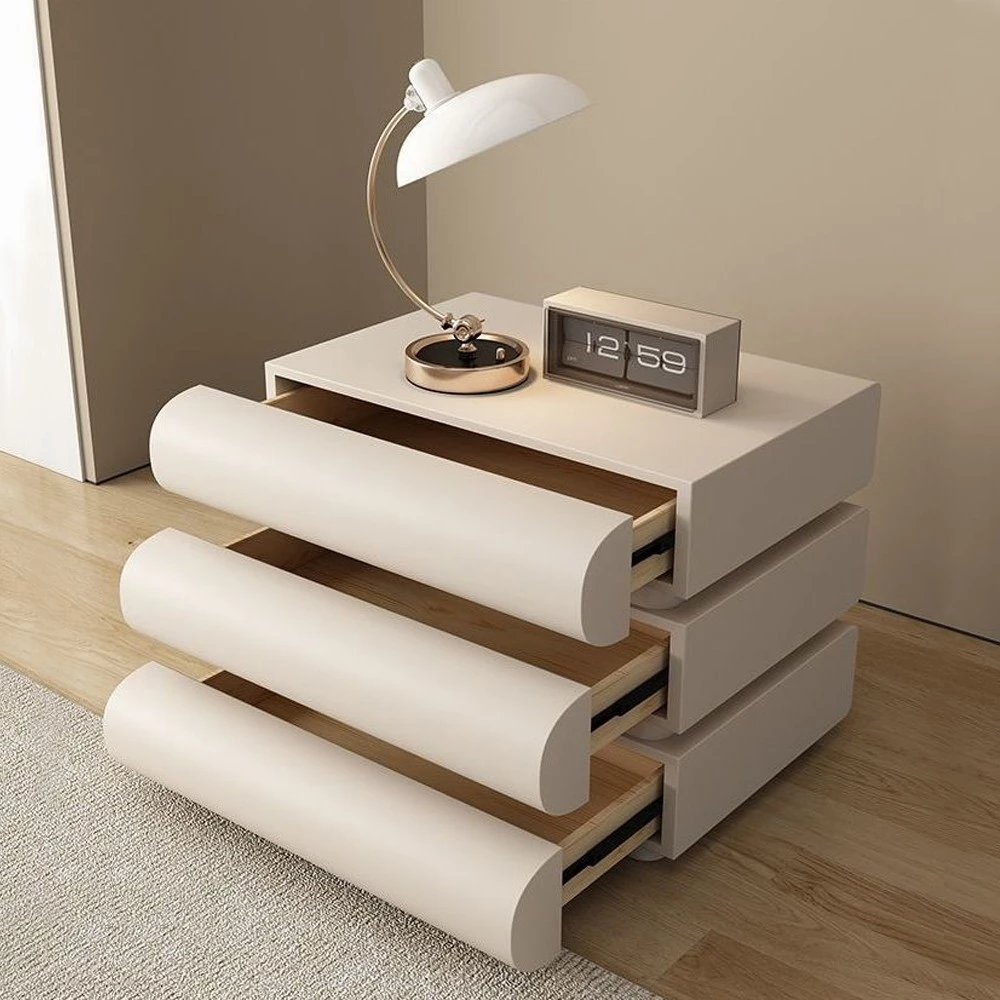 SMART NEST โต๊ะข้างเตียงมินิมอล ตู้เก็บของหนัง ตู้ลิ้นชักโมเดิร์น thumbnail 10