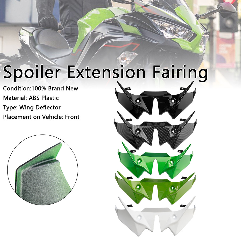 แฟริ่งส่วนขยายสปอยเลอร์ด้านหน้าสําหรับ Kawasaki Z650 2021-2024
