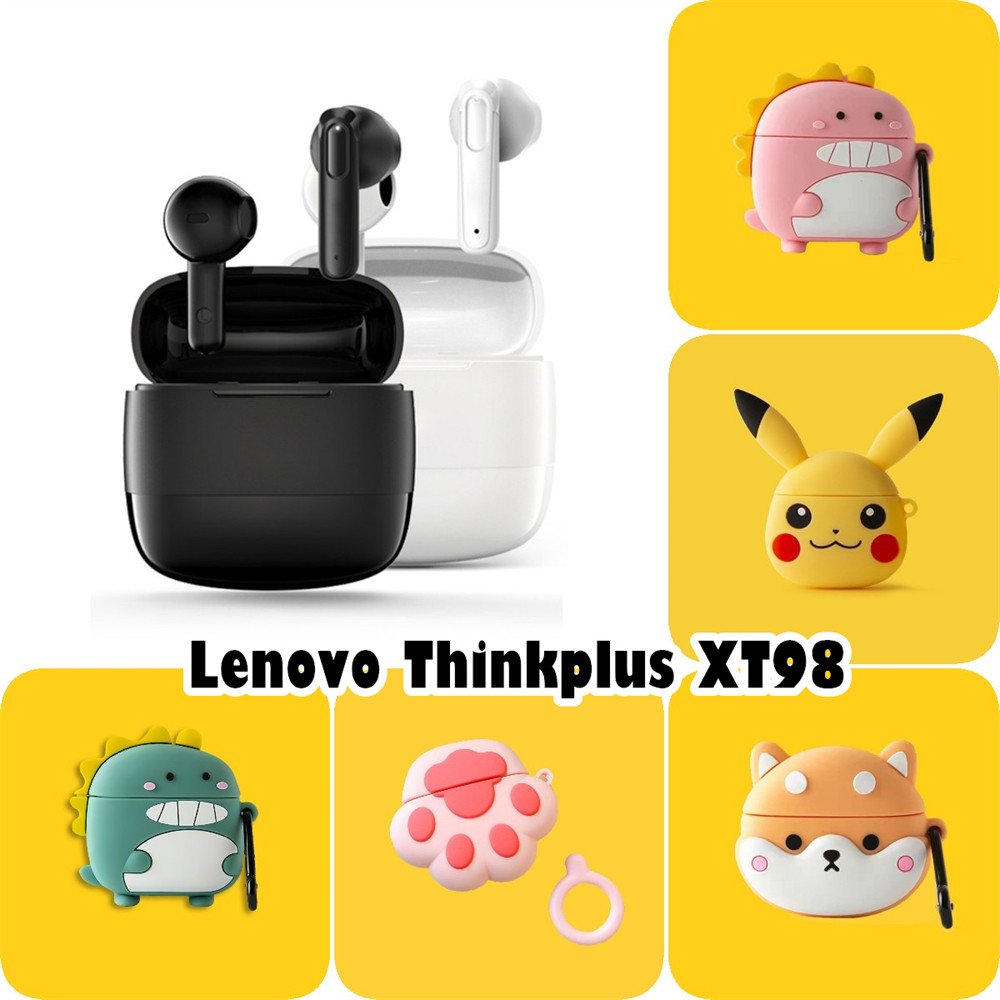 จัดหาโดยตรงสําหรับ Lenovo Thinkplus XT98 Case Casing Soft Silicone Headphone Case Creative Cartoon