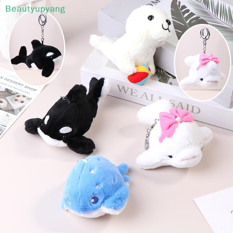 [Beautyupyang] Marine Animal Series พวงกุญแจตุ๊กตาสัตว์ตุ๊กตา Sea Lion Killer Whale Skate Ray Whale พวงกุญแจกระเป๋าเป้สะพายหลัง Ch กระเป๋าตกแต่งของเล่น