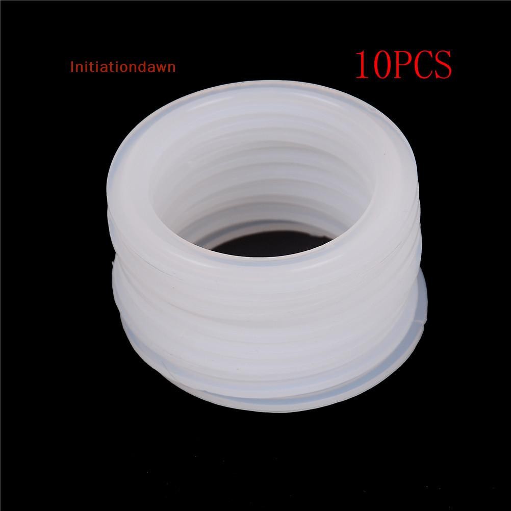 [Initiationdawn] 10 ชิ้น 2 "สุขาภิบาล Tri Clamp ปะเก็นซิลิคอนเหมาะกับ 64 มิลลิเมตร OD ประเภทหน้าแปลน Ferrule