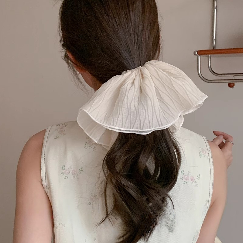 ขนาดใหญ่ Fairy หางม้าผมแหวนหัวเชือกผูกผม Scrunchies Headwear - รูปที่ 6