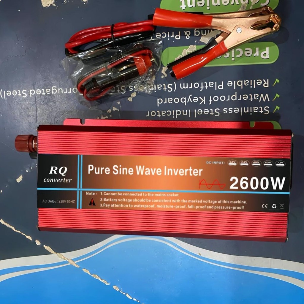 RQ2600W เพียวซาย 24V เต็ม Suoer Solar Energy System Watt Pure Sine Wave Inverter FPC-2000BP อินเวอร์
