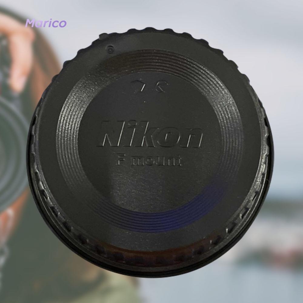 ฝาครอบตัวพร้อมเลนส์ด้านหลังฝาครอบป้องกันฝุ่นสําหรับเลนส์กล้อง Nikon AF AI DSLR [Marico.th]