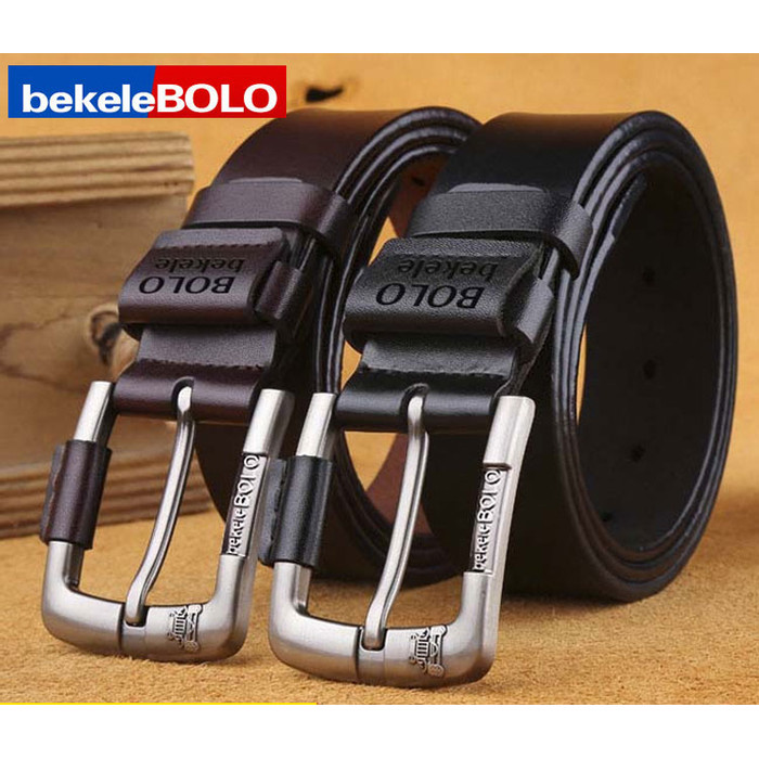 Men's Leather Leather Belt Men's Business Belt