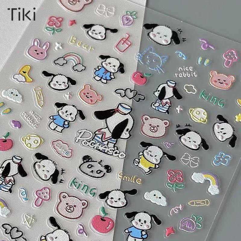 สติกเกอร์ ลายการ์ตูน น่ารัก สําหรับตกแต่งสมุด สติกเกอร์พีวีซี สําหรับตกแต่ง