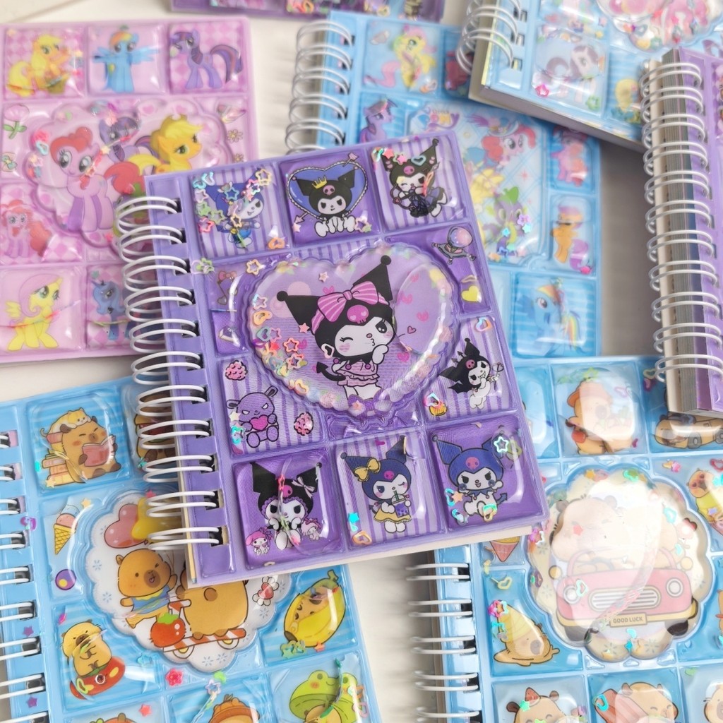 Hot Sale#New Quicksand the Hokey Pokey Decompression Coil Notebook Sanrio Series Share This Creative