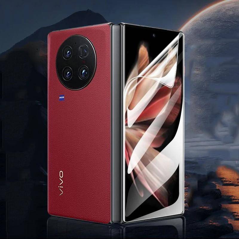 Vivo X Fold3 Fold2 พับ 1-2 ชิ้น HD Clear Soft Hydrogel ฟิล์มสําหรับ Vivo X พับ 2 3 Pro Plus Anti-Fin