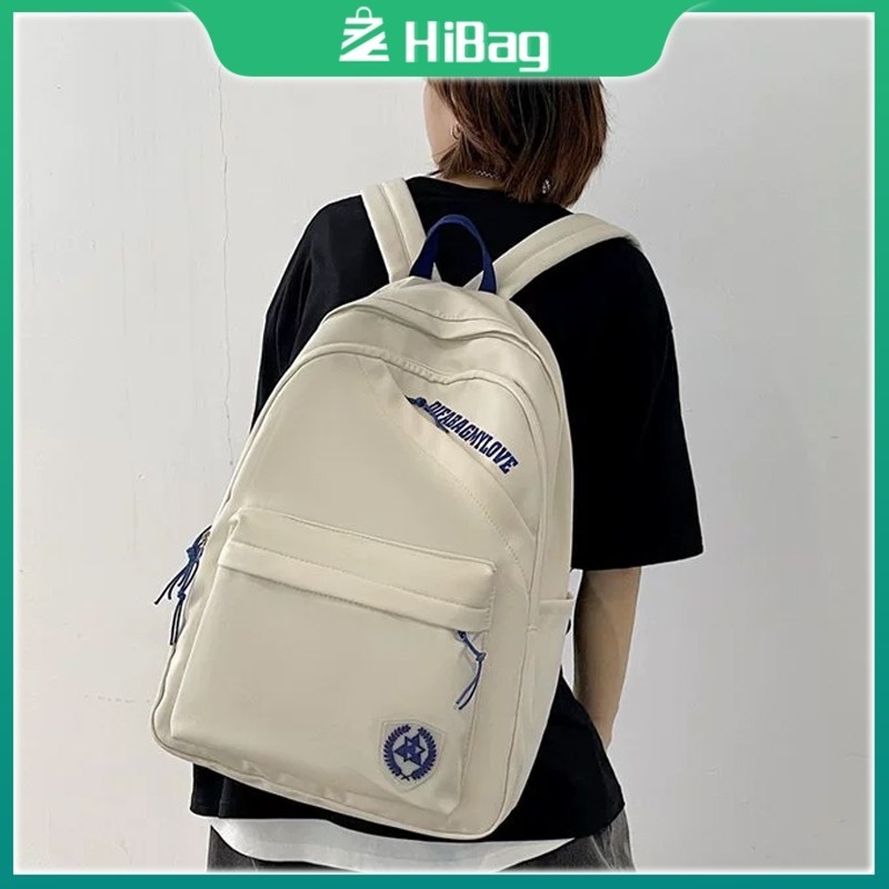 HIBAG กระเป๋าเป้ กระเป๋าขนาดใหญ่จุขนาดใหญ่เวอร์ชั่น แฟชั่นกระเป๋าเป้น่ารักๆ สุดคุ้มเทรนด์แฟชั่น(ไม่มีจี้ ไม่มีเข็มกลัด)