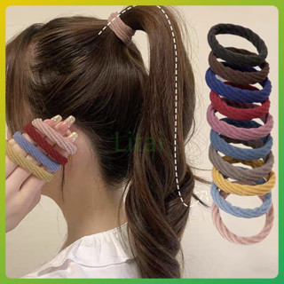 litai ที่คาดผม แบบหนา ทนทาน ไม่มีรอยต่อ ยางรัดผม ยางรัดผม ยางรัดผม เวอร์ชั่นเกาหลี