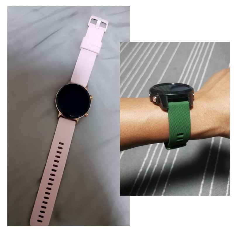 18 มม.22 มม.สายคล้องคอซิลิโคนสําหรับ Huawei Watch GT5 GT4 41 มม.46 มม./GT-4-5 Pro 42 มม.สร้อยข้อมือ