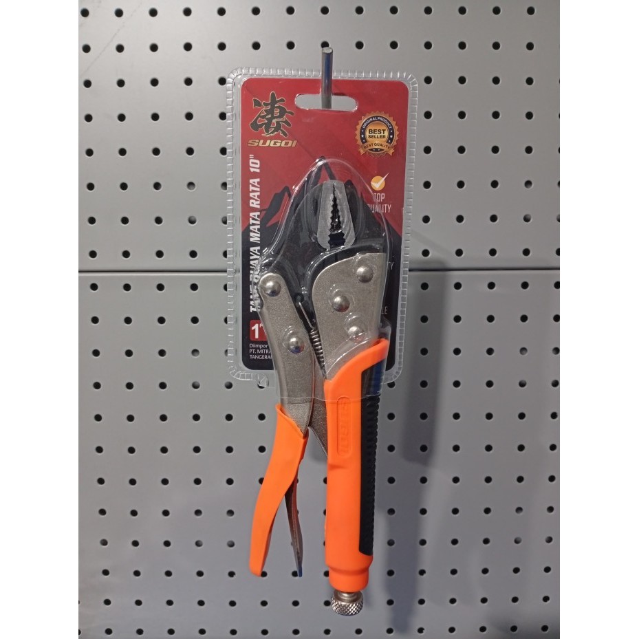 คีมจระเข้ SUGOI คีมล็อคด้ามยาง 10 นิ้ว