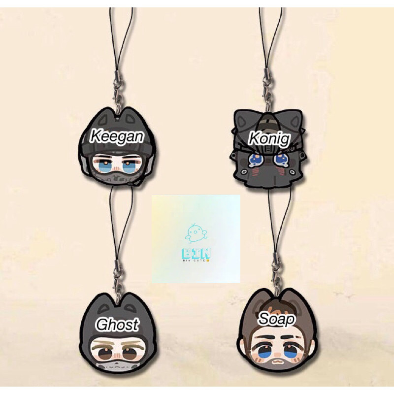 Keegan, Konig, พวงกุญแจ Ghost-Bin