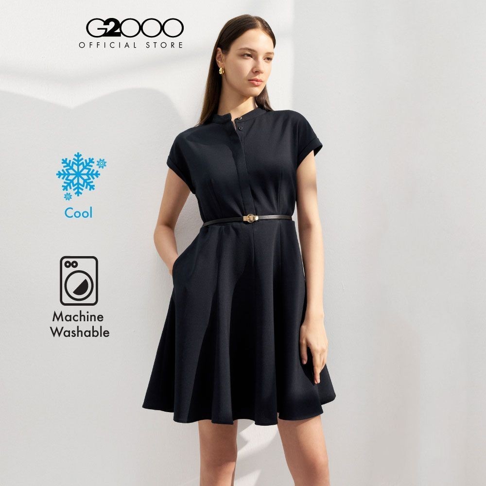 G2000 เดรสสำหรับผู้หญิง ทรง Fit & Flare Shape รุ่น 4123121679 NAVY