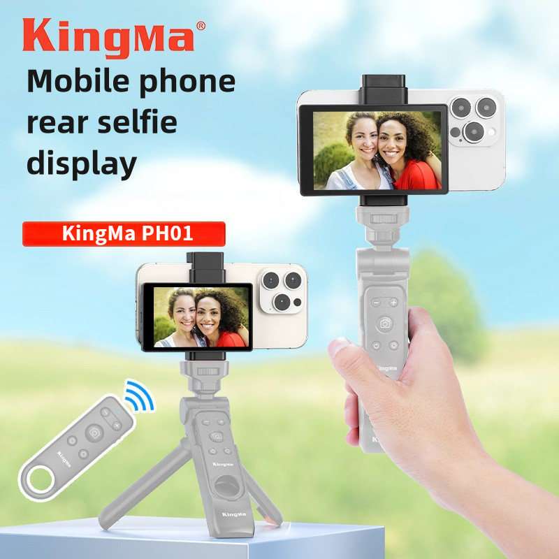 Kingma VL-PH01 จอแสดงผลเซลฟี่เหมาะสําหรับ Apple iphone โทรศัพท์มือถือกระจกมองหลัง