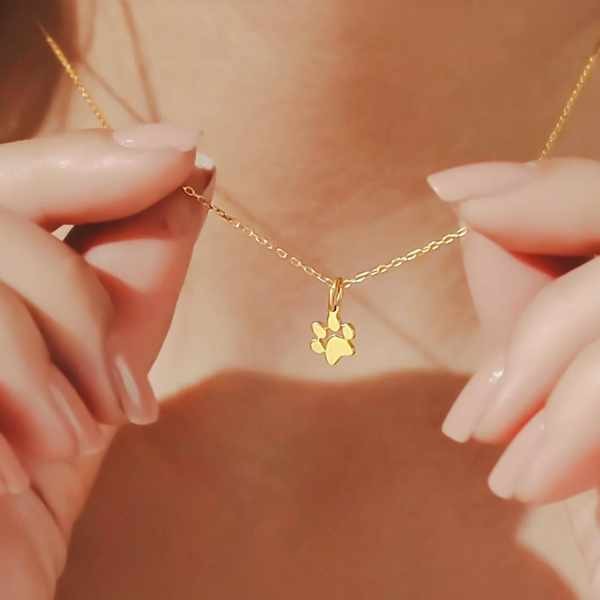 สร้อยคอกรงเล็บแมวผู้หญิงไทเทเนียมเหล็กไม่จางหาย 18k ทองแมวสาวง่ายกระดูกไหปลาร้าโซ่แฟชั่นเครื่องประดับอารมณ์อเนกประสงค์สร้อย จี้ โซ่ - รูปที่ 2