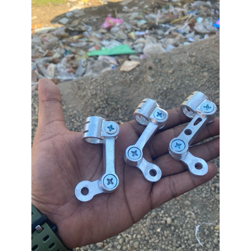 BRAKE HOSE BRACKET CNC รุ่น BRAKE CABLE HOLDER CNC รุ่น FRONT BRACKET PANGKON HOSE MOTORCYCLE DISC B