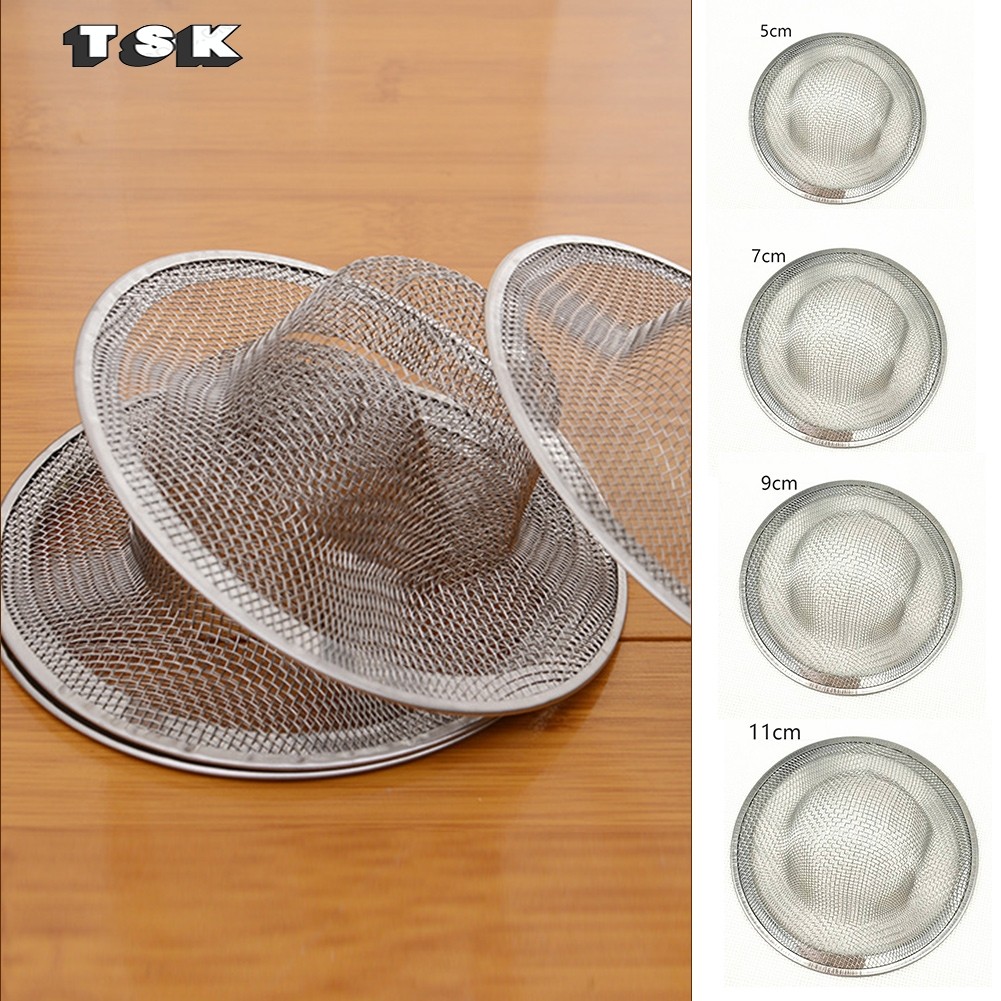 TSK Hotsteel STRINER Bath/Bathroom Sink Shower Drain Filter Cover Hair Catcher UK
