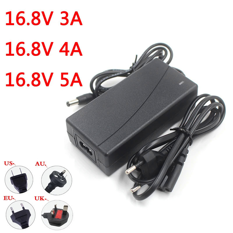 Router Camera 16.8V 3A 4A 5A Charger FOR UPS 16.8V3A 16.8V4A 16.8V5A Lithium Battery Charger DC 5.5M