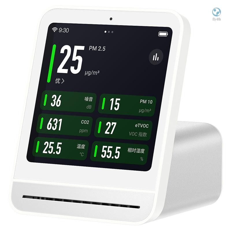Qingping Air Monitor 2 ครอบคลุม Smart Home Gadget APP Wi-Fi 7 ชิ้นการตรวจจับอุณหภูมิและความชื้นในร่ม