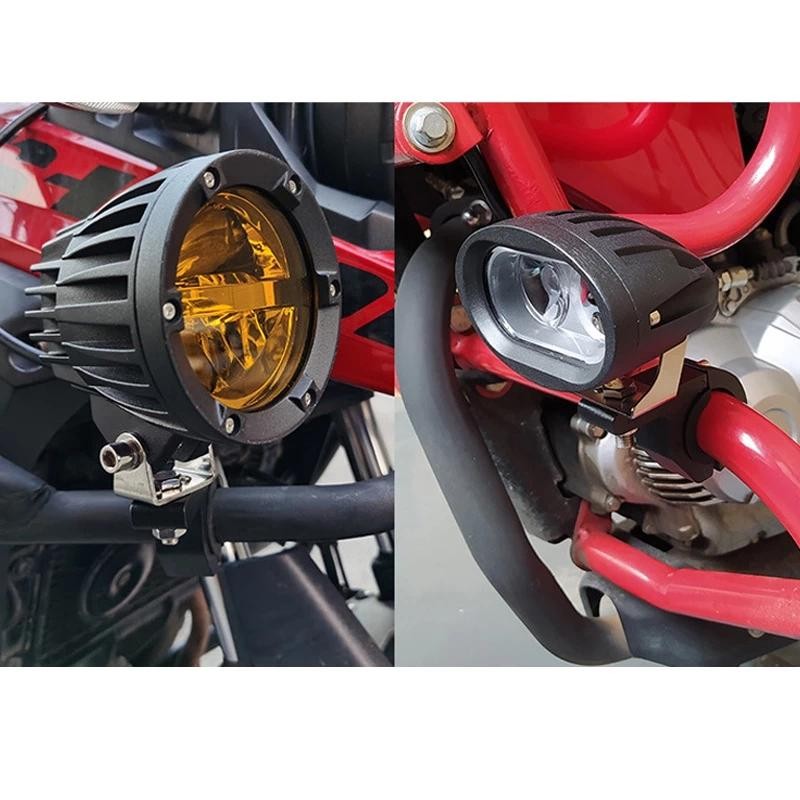 2ชิ้นมินิขับรถแสงวงเล็บไฟวงเล็บรถจักรยานยนต์อุปกรณ์เสริมโคมไฟส่วนประกอบ